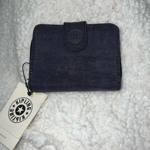 Blue Kipling small wallet, new with tags